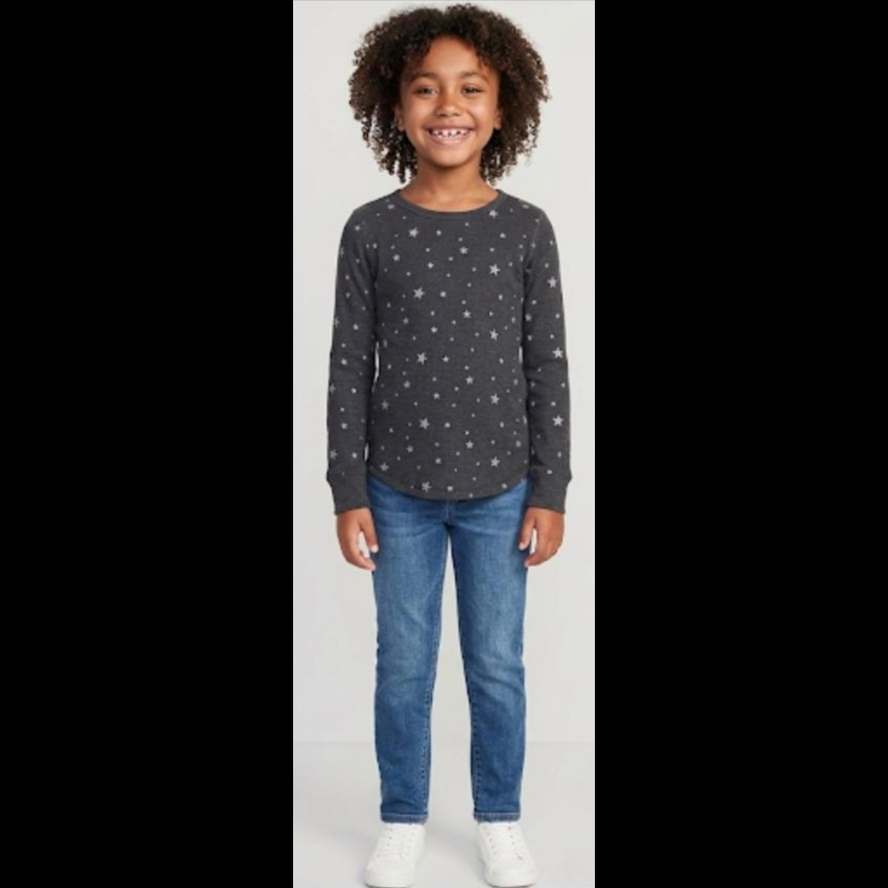 🆕️ LISTING!! BNWOT GIRLS OLD NAVY GRAPHIC THERMAL TEE